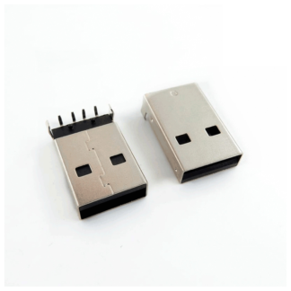 Conector Hembra USB 2.0 pines de 90 grados