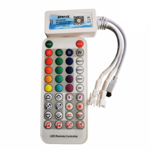 Controlador IR, Bluetooth y Audioritmico Para Tiras NeoPixel WS2812 SP611E