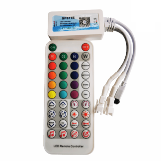Controlador IR, Bluetooth y Audioritmico Para Tiras NeoPixel WS2812 SP611E