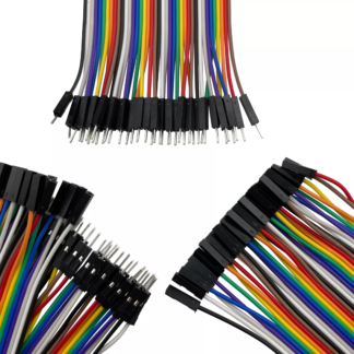 Cables Dupont 10cm (Paquete de 40 Cables Dupont) Hembra a Hembra