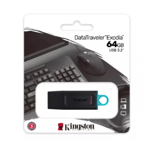 Memoria USB Kingstone DataTraveler Exodia DTX 64GB color Negro USB 3.2
