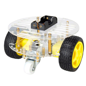 Kit de carrito 2 llantas redondo (Resolvedor de laberintos)