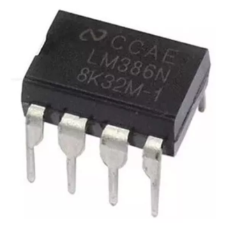 Circuito integrado Amplificador de audio LM386