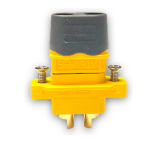 Conector XT-60E-M con Sujeción a Tornillo 90 grados