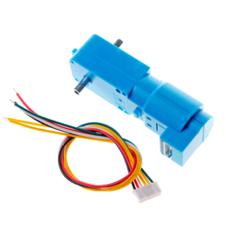 Motorreductor Con Encoder Tipo Hall Con Doble Eje 3-6V 150RPM