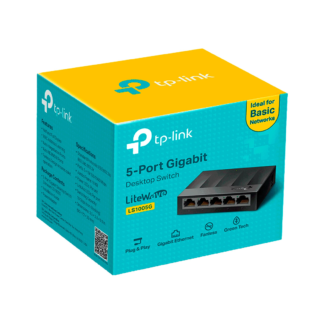 Switch (Conmutador) de 5 Puertos Ethernet TP-Link LiteWave LS1005G 10/100/1000MBPS