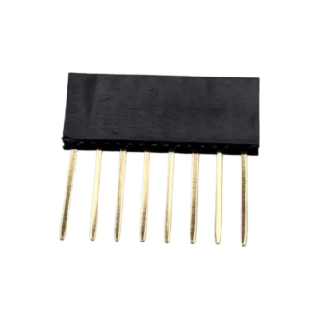 Conectores Header Hembra de Diferentes Pines con Espaciado de 2.54mm 8 pines