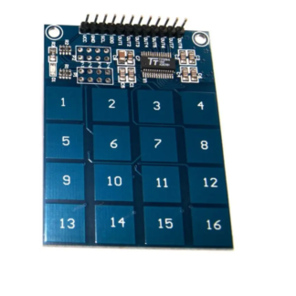 Teclado Matricial 4×4 Capacitivo TTP229