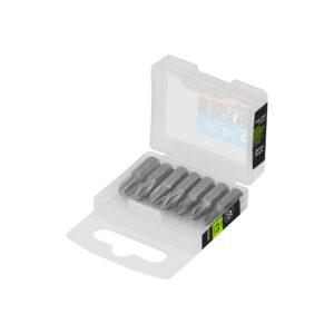 Estuche con 7 puntas de cruz combinadas largo 1′, Expert