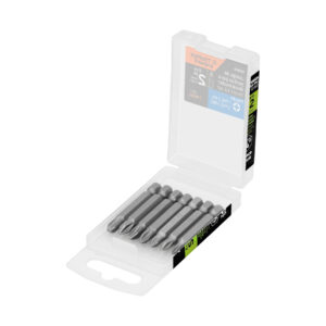 Estuche con 7 puntas de cruz combinadas largo 2′, Expert