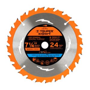 Disco sierra 7-1/4 pulgadas para madera, 24 dientes centro 5/8 pulgadas, Expert