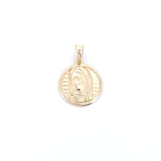 Medalla Virgen De Guadalupe En Oro De 14k