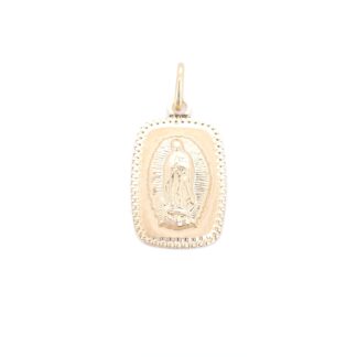 Medalla Virgen De Guadalupe En Oro De 14k
