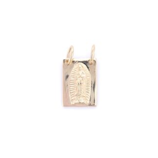 Medalla Virgen De Guadalupe En Oro De 14k