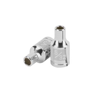 Dado de 5/32′, 12 puntas, cuadro 1/4′, Truper