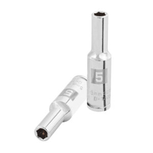 Dado largo de 5 mm, 6 puntas, cuadro 1/4′, Truper