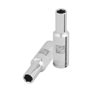 Dado largo de 5/16′, 6 puntas, cuadro 3/8′, Truper