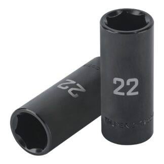 Dado largo de 22 mm, 6 puntas, cuadro 1/2', Truper