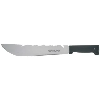 Machete Rambo de 12 pulgadas inyectada negra Truper Resistencia