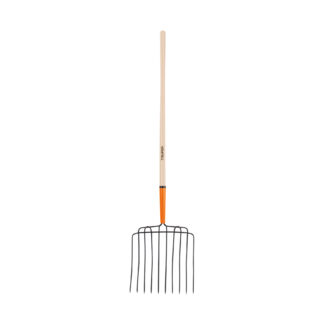 Bieldo para estiércol 10 dientes, mango 48', Truper