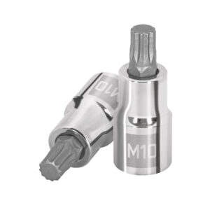 Dado punta corta bristol M10, cuadro 1/2′, Truper