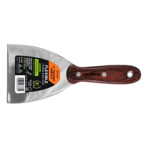 Espátula 4′ acero inoxidable con mango de madera, Expert