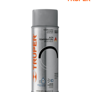 Pintura en aerosol alta temp,aluminio,bote tradicional,400ml