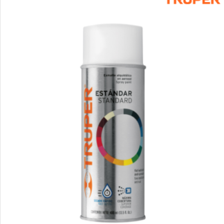 Pintura en aerosol, blanco mate, bote tradicional, 400 ml