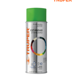 Pintura en aerosol, verde neón, bote tradicional, 400 ml