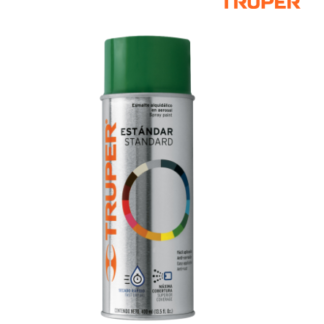Pintura en aerosol, verde hoja, bote tradicional, 400 ml