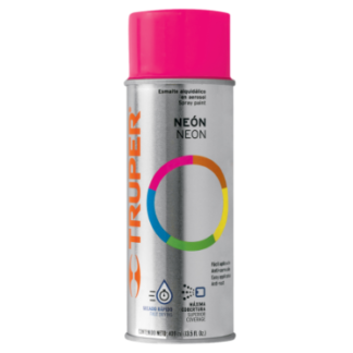 Pintura en aerosol, rosa neón, bote tradicional, 400 ml