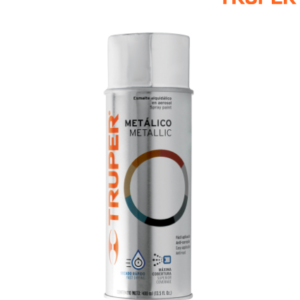 Pintura en aerosol, cromo metálico, bote tradicional, 400 ml