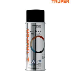 Pintura en aerosol, negro metálico, bote tradicional, 400 ml