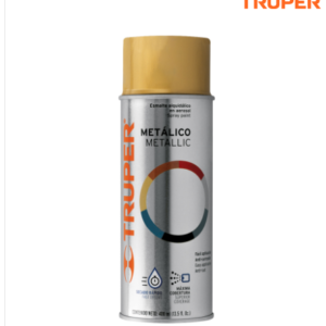 Pintura en aerosol, oro metálico, bote tradicional, 400 ml