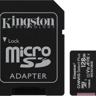 Tarjeta de memoria Kingston Canvas SDCS2/128GB Canvas Select con adaptador SD 128GB