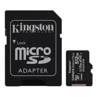 Tarjeta de Memoria Micro Sd Kingston SDCS2/512GB Con Adaptador SD 512GB