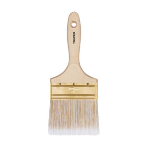 Brocha cerdas sintéticas 4′ corte recto, mango de madera
