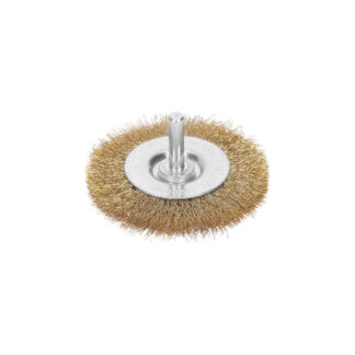 Carda circular 3' alambre fino para taladro, Truper