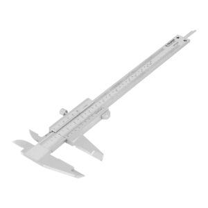 Calibrador vernier analógico 6′ acero inox, std y mm, Truper