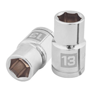 Dado de 13 mm, 6 puntas, cuadro 1/2′, Truper