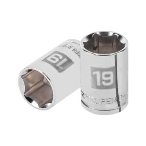 Dado de 19 mm, 6 puntas, cuadro 1/2′, Truper