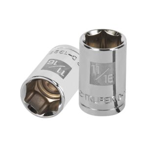Dado de 11/16′, 6 puntas, cuadro 1/2′, Truper