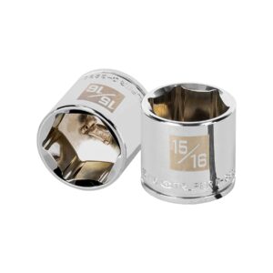 Dado de 15/16′, 6 puntas, cuadro 3/8′, Truper