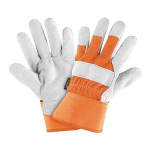 Guantes de carnaza y loneta, unitalla, Truper