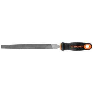 Lima plana muza 8′ con mango doble inyección, Truper