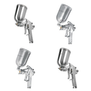 Pistola p/pintar gravedad LVMP vaso aluminio, 1.7 mm, Truper