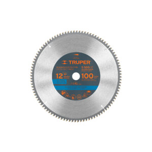 Disco sierra 12′ para aluminio, 100 dientes centro 1′