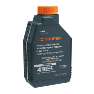 Aceite semi-sintético, 4 tiempos, 946 ml (32oz), Truper