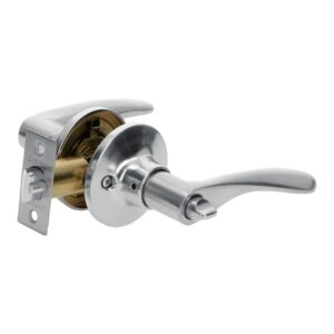 Cerradura manija ‘Milán’ recámara cromo mate, cil metal