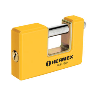 Candado antipalanca 75 mm cuerpo metálico, Hermex Basic